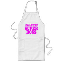 Cool Pink Gifts for Bosses : 100% Pure Super Boss Apron