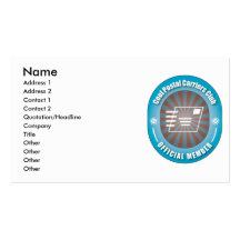 Cool Postal Carriers Club Business Card Templates