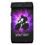 Cool Purple Cycling Motorola Droid RAZR Case