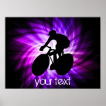 Cool Purple Cycling Print