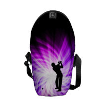 Cool Purple Golf Commuter Bag