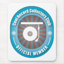 Cool Record Collectors Club Mouse Mat