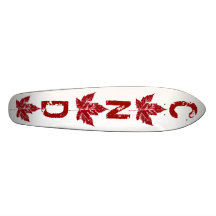 Cool Retro Canada Skateboard Vintage Maple Leaf