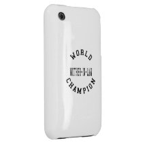 Cool Retro World Champion Mother in Law iPhone 3 Case-Mate Cases