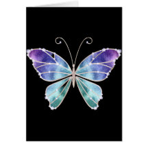 Cool Shades Rainbow Wings Butterfly Cards
