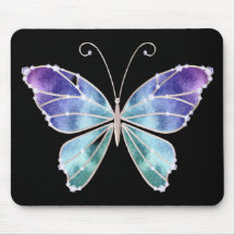 Cool Shades Rainbow Wings Butterfly Mousepads