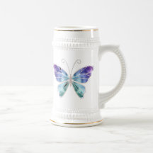 Cool Shades Rainbow Wings Butterfly Mugs