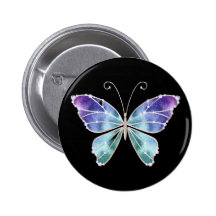 Cool Shades Rainbow Wings Butterfly Pins