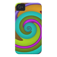 Cool spiral iPhone 4 case