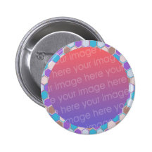 cool stained glass photo frame pins