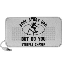cool steeple chase designs notebook speakers