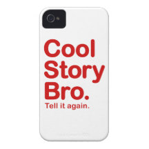 Cool Story Bro. Barely There iPhone 4 Case