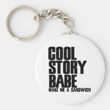 Cool Story Bro Parody Keychains