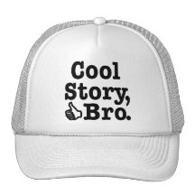 Cool Story Bro with Thumbs Up Mesh Hats
