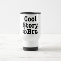 Cool Story Bro with Thumbs Up Mugs