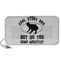 cool sumo wresstling designs iPhone speaker