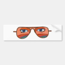 Cool Sunglasses Eyes 1 Bumper Sticker