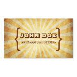 Cool vintage business card template