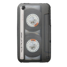 Cool Vintage Cassette Tape - Mixtape iPhone 3 Case-Mate Cases