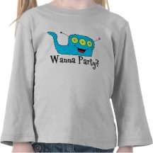 Cool Wanna Party? Monster T-Shirt