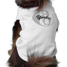Cool yin yang yorkie pet tshirt