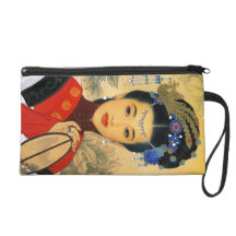 Cool young beautiful chinese prince Guo Jin art Wristlet Purses