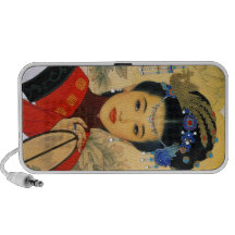 Cool young beautiful chinese prince Guo Jin art iPhone Speaker