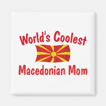 Coolest Macedonian Mum Refrigerator Magnets