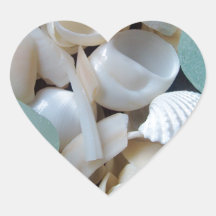 Cooling Glass Heart Sticker