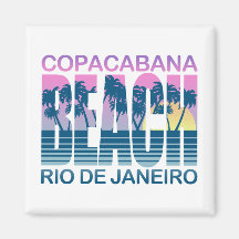 Copacabana Beach Refrigerator Magnets