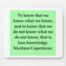 copernicus quote mouse pads