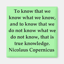 copernicus quote refrigerator magnets