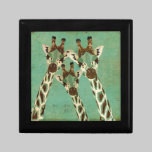 Copper & Teal  Giraffes Gift Box gift boxes