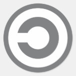 Copyleft - information wants to be free stickers