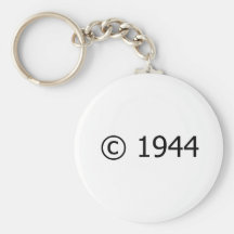 Copyright 1944 keychains