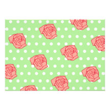 Coral Rose RSVP Card