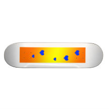 Corazones de madera skate board deck