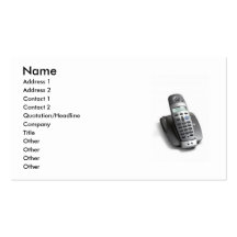 Cordless Phone Business Card Templates