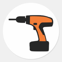 Cordless portable screwdriver drill stickers