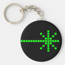 COREY TIGER 1980s RETRO LASER BEAM Key Chains