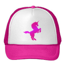 COREY TIGER 1980s RETRO VINTAGE UNICORN STARS PINK Hat