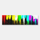 Corey Tiger 1980s Vintage Paint Drip bumper stickers