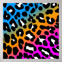 Corey Tiger 80s Retro Leopard Pattern Print