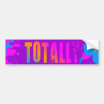 Corey Tiger 80s Totally Splatter Paint bumper stickers