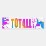 Corey Tiger 80s Totally Splatter Paint bumper stickers