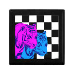 Corey Tiger 80s Twin Tigers Chequerboard gift boxes