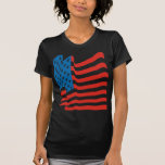 Corey Tiger 80s Vintage American Flag t-shirts