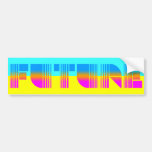 Corey Tiger 80s Vintage Style Future bumper stickers