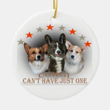 Corgi Can't Have Just One Ornament