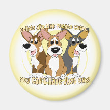 Corgi Potato Chips Magnet